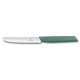 Victorinox - Couteau Tomate Denté 11cm Swiss Modern - Vert Sauge - 6.9006.11W43