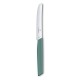 Victorinox - Couteau Tomate Denté 11cm Swiss Modern - Vert Sauge - 6.9006.11W43