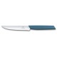 Victorinox - Couteau Steak Denté 12cm Swiss Modern - Bleuet - 6.9006.12W2