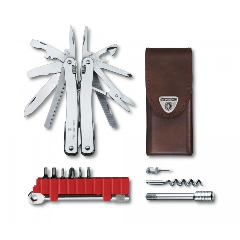 Victorinox - Swiss Tool Spirit X Plus - Clef à Cliquet - Étui Cuir - 3.0236.L