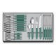 Victorinox - Ménagère Swiss Modern, 24 pièces - sage - 6.9096.11W43.24